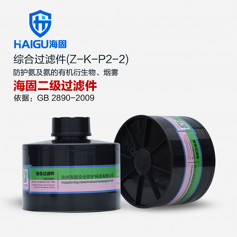 海固Z-K-P2-2二級(jí)氨及氨的有機(jī)衍生物濾毒罐