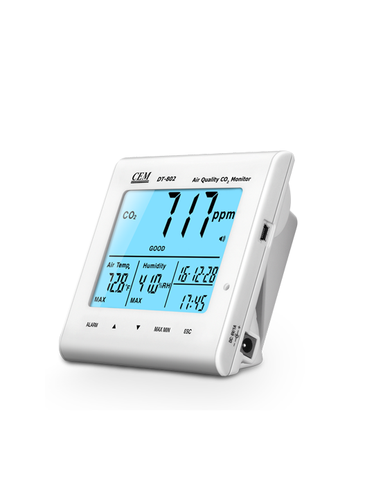 華盛昌DT-802D臺(tái)式空氣二氧化碳監(jiān)測(cè)儀