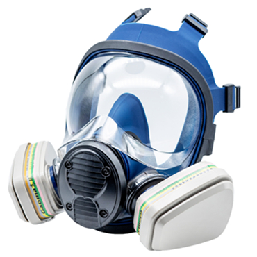 高瑪1608-A自吸過濾式雙濾盒全面罩防毒面具