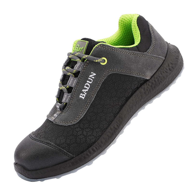 巴盾6511-015透氣防砸防刺穿鋼包頭安全鞋