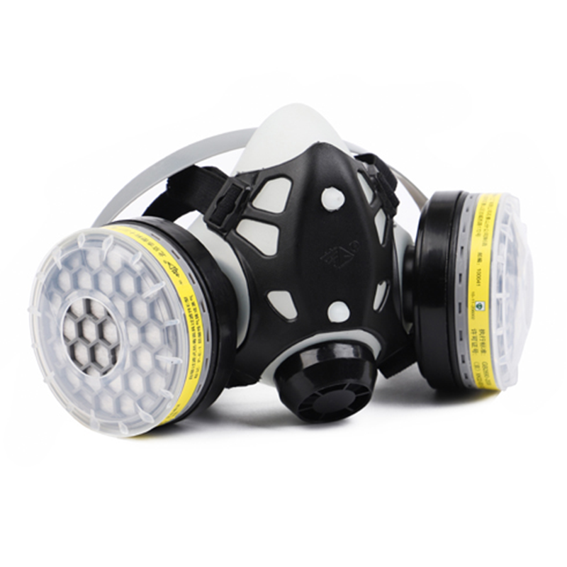 勞衛(wèi)101D-7雙濾盒半面罩防毒面具