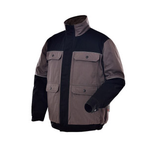 安大叔B299深灰色拼黑色防寒服