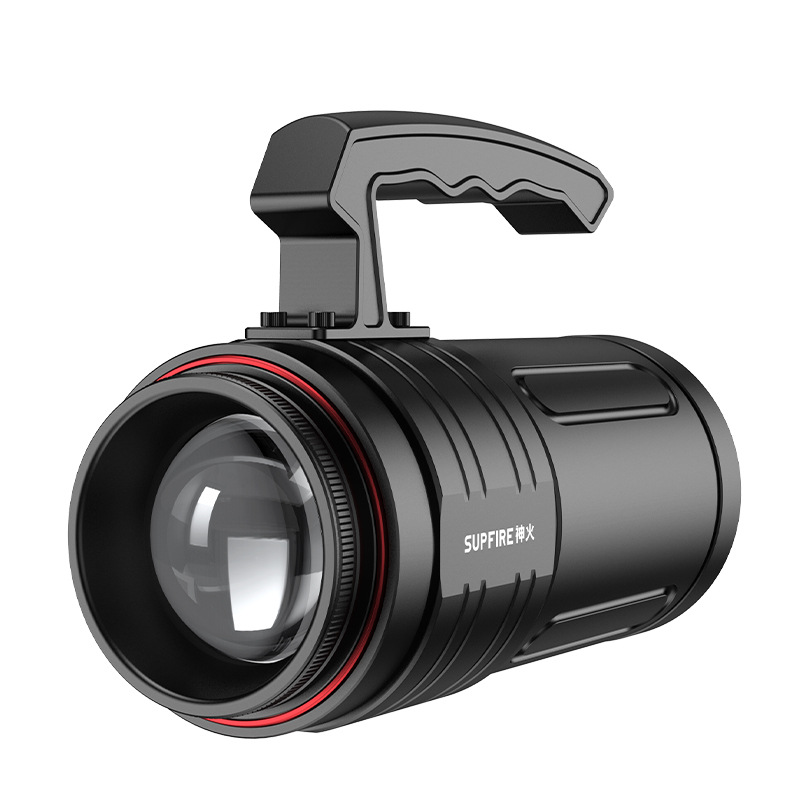 神火GF08強(qiáng)光夜釣三色光源大功率手電筒