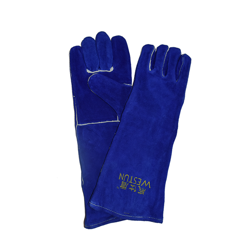 威仕盾G-2054寶藍(lán)色18寸電焊手套