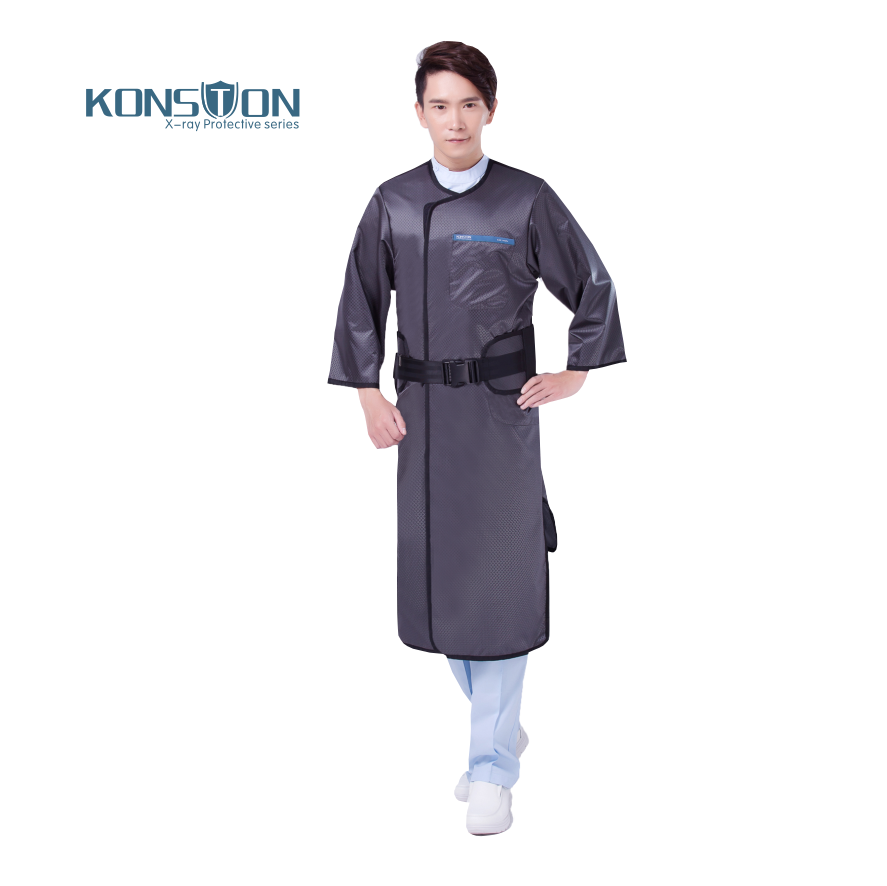 康仕盾LF003A連體雙面式長(zhǎng)袖無(wú)鉛防護(hù)鉛衣