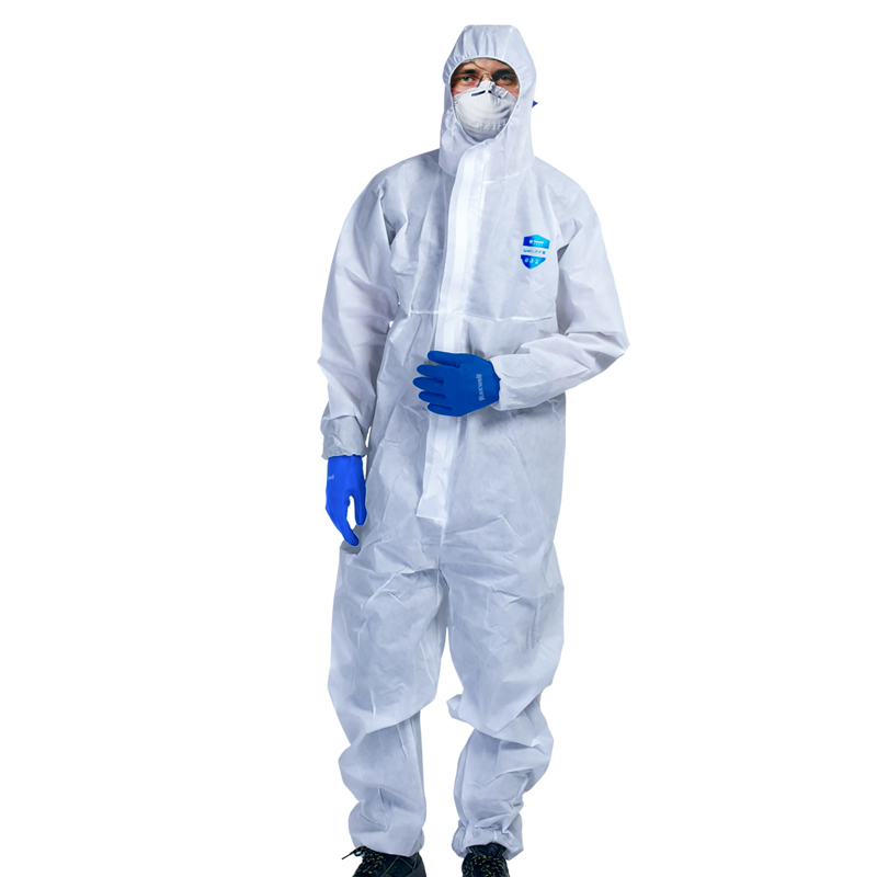 瑞氪維爾RW8123白色連體輕型防護(hù)服