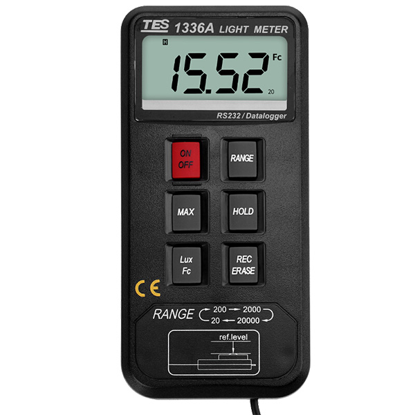 臺(tái)灣泰仕TES-1336A記憶式照度計(jì)