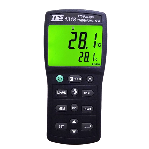 臺(tái)灣泰仕TES-1318白金電阻溫度表