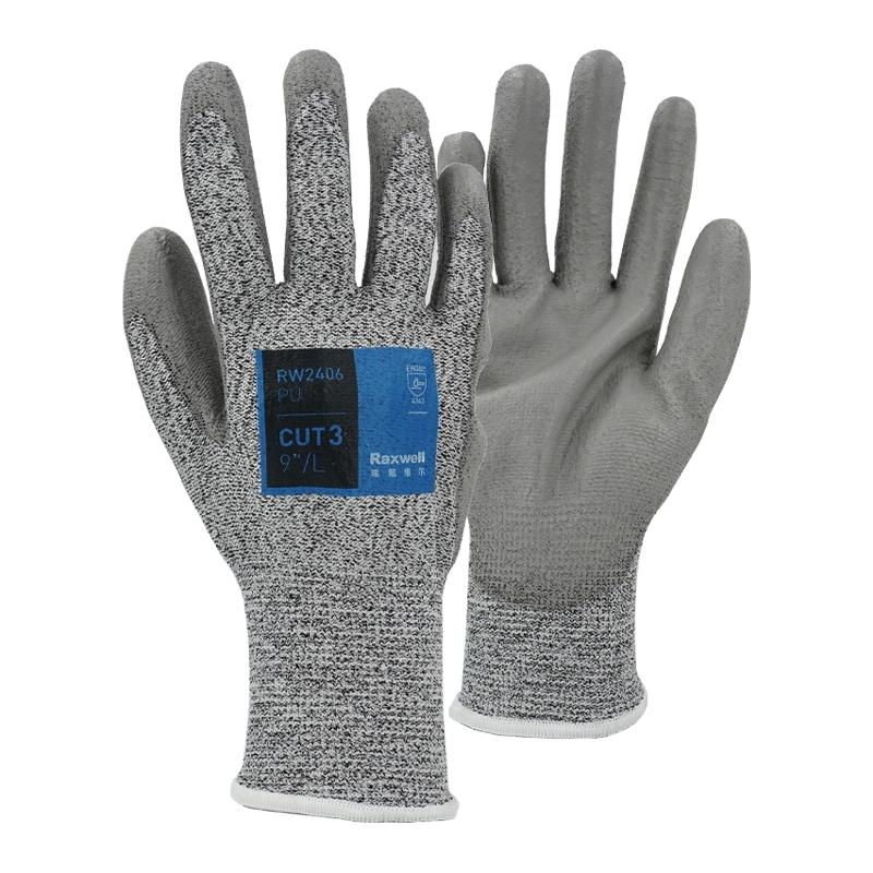 瑞氪維爾RW2405PU涂層3級(jí)防割手套