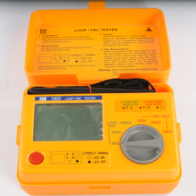 臺灣泰仕TES-1800A回路阻抗/預(yù)期短路電流測試儀