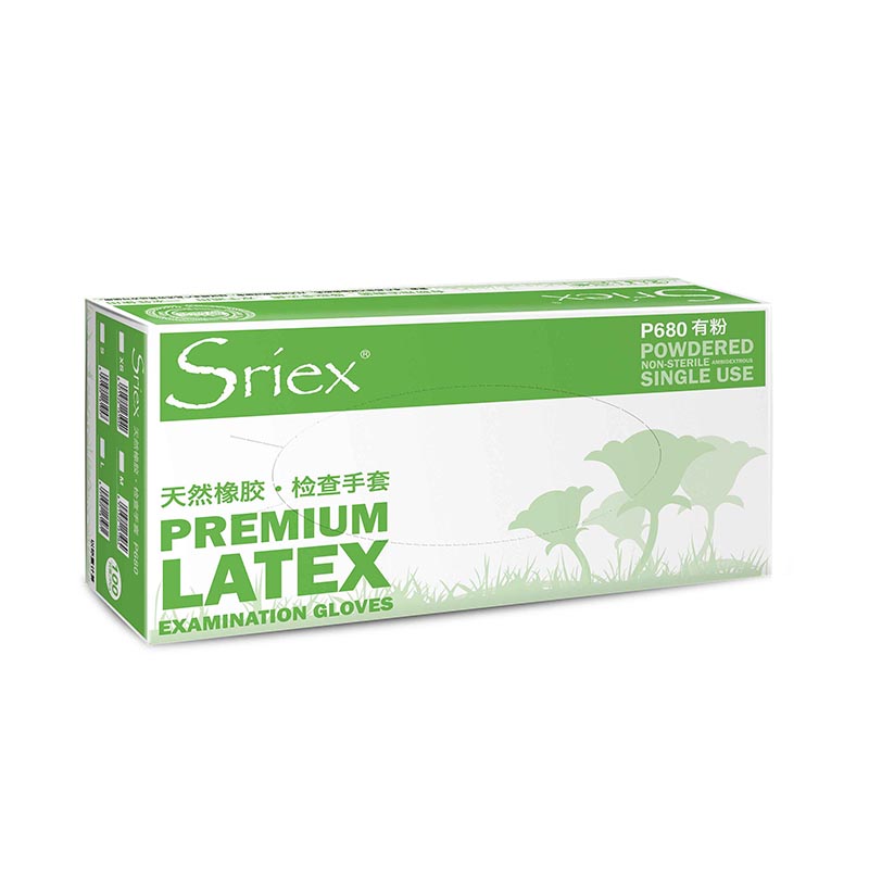 施?？礢riex P680天然乳膠檢查手套