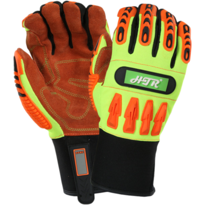 海太爾0514手背滌氨綸彈力布防撞勞保手套