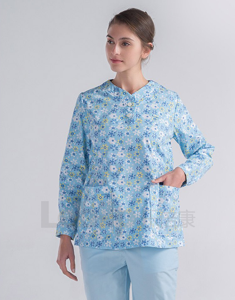 樂倍康NC156花雨長(zhǎng)袖護(hù)士服