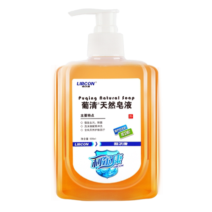 利爾康葡皂液消毒洗手液500ml