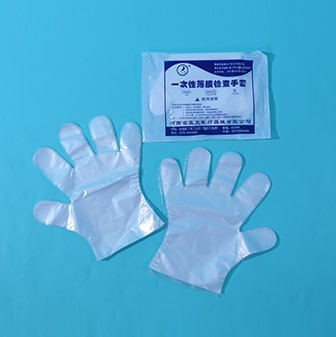 中藍LT/C65一次性使用聚乙烯檢查手套