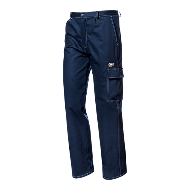 思而MC1611Q5藍(lán)色純棉長褲