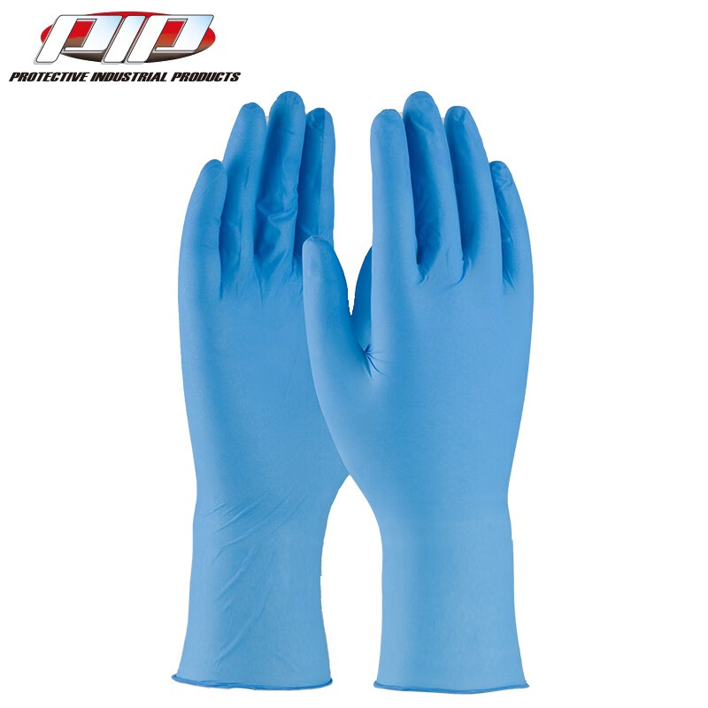 PIP 62-621PF藍(lán)色防滑耐磨一次性乳膠手套