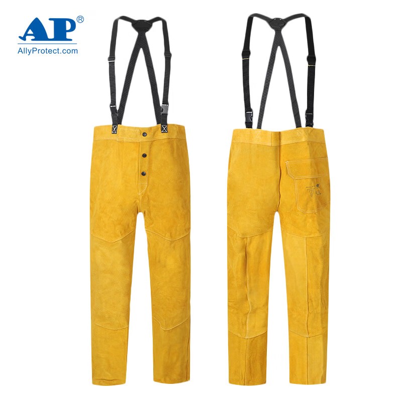 友盟AP-2230金黃色全皮焊工服