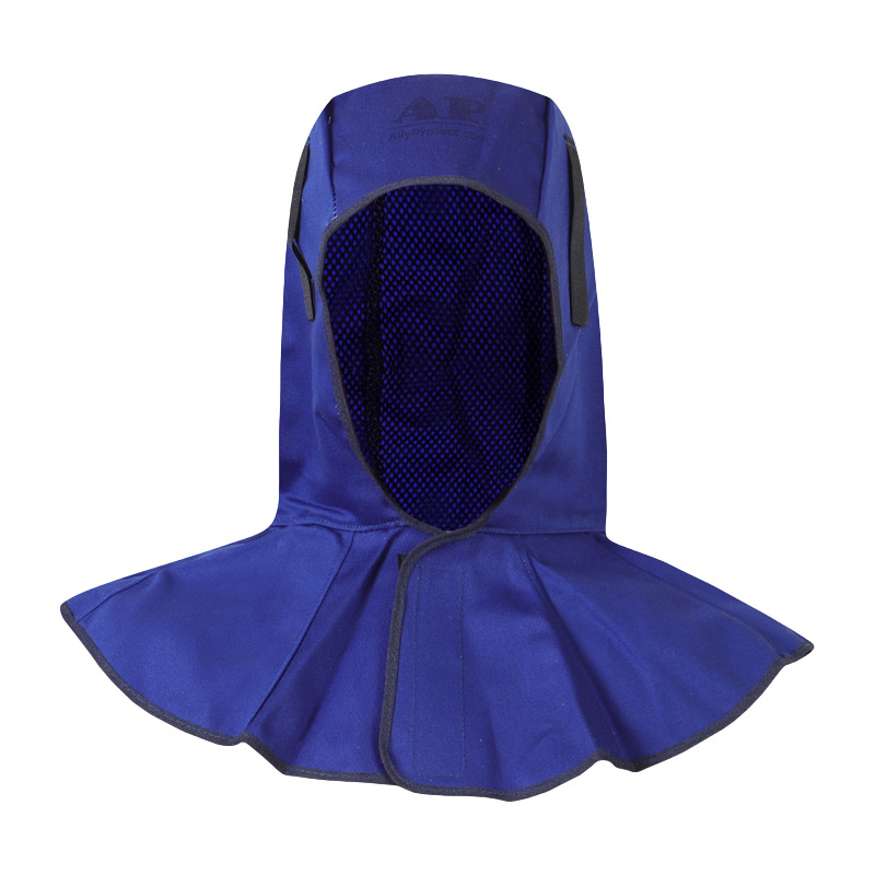 友盟AP-6680藍色阻燃布全護式焊帽