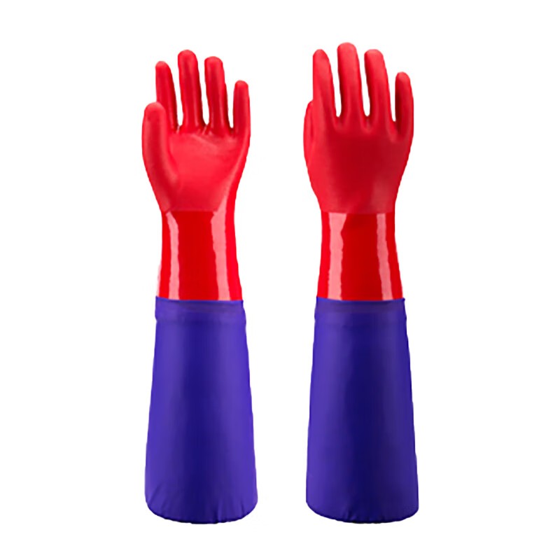 東亞802B加長(zhǎng)款耐油耐酸堿PVC手套