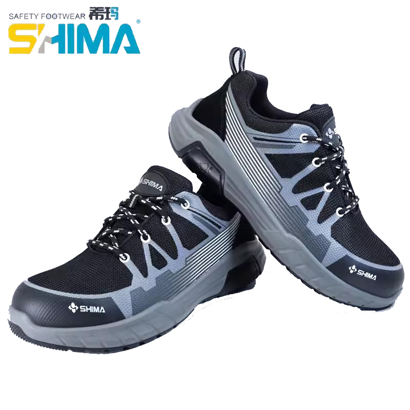 SHIMA?，擠C6508-3防滑耐油防砸防刺穿電絕緣安全鞋