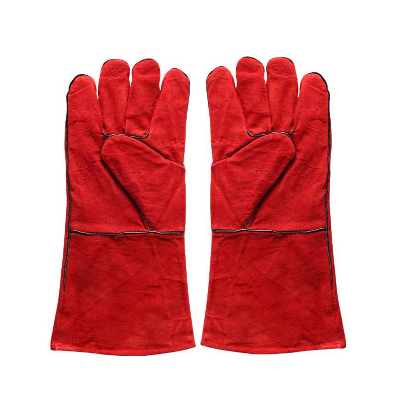 漢盾HD-DR2023加強(qiáng)牛皮耐磨耐高溫電焊手套