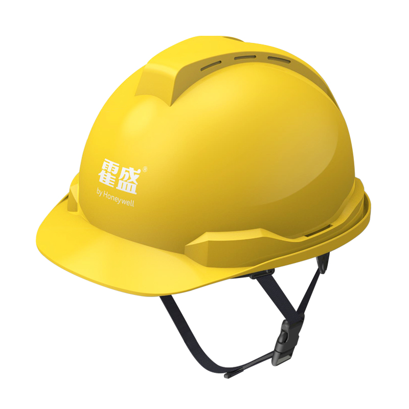 Honeywell霍尼韋爾Y99BAP102S Y99S系列ABS帶通風(fēng)孔四點快插下頦帶黃色安全帽