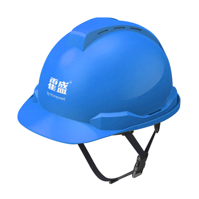 Honeywell霍尼韋爾Y99BAP107S Y99S系列ABS帶通風(fēng)孔四點快插下頦帶藍(lán)色安全帽