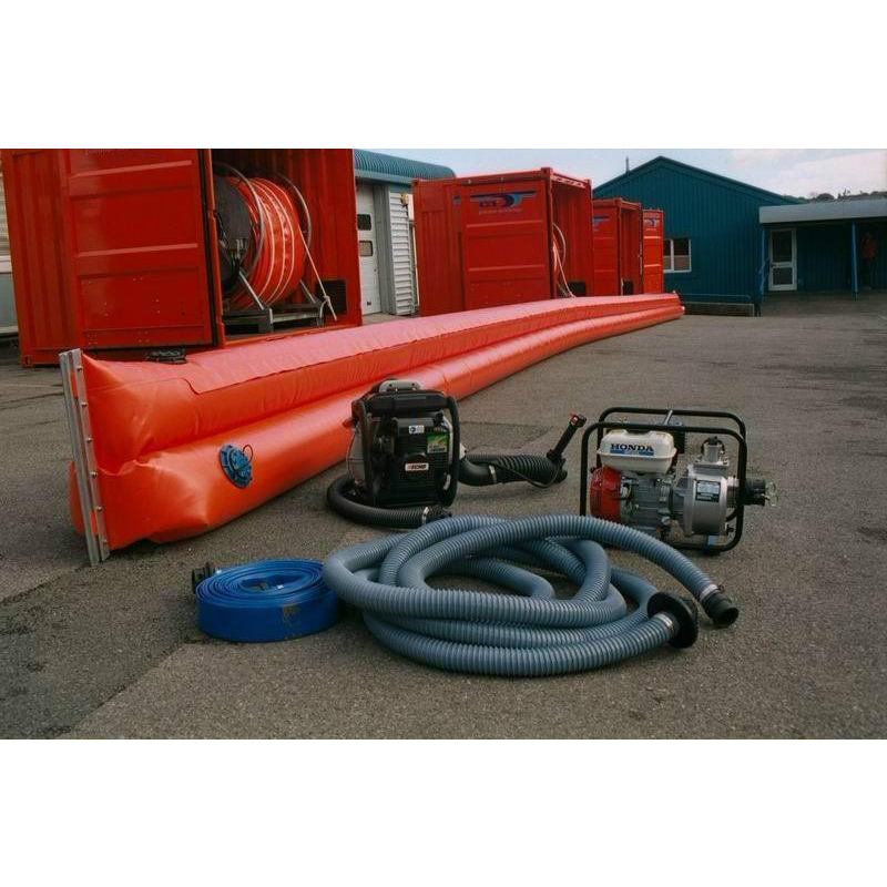 新絡WQV800T灘岸型充氣充水式圍油欄