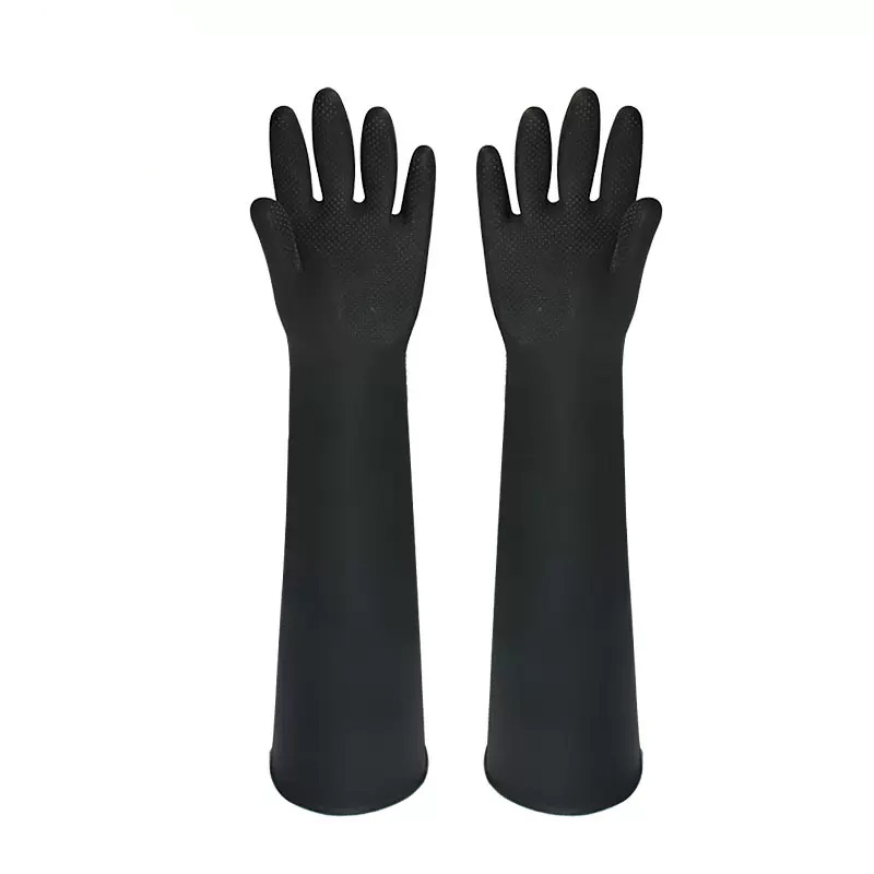 威蝶55CM-B工業(yè)耐酸堿乳膠手套