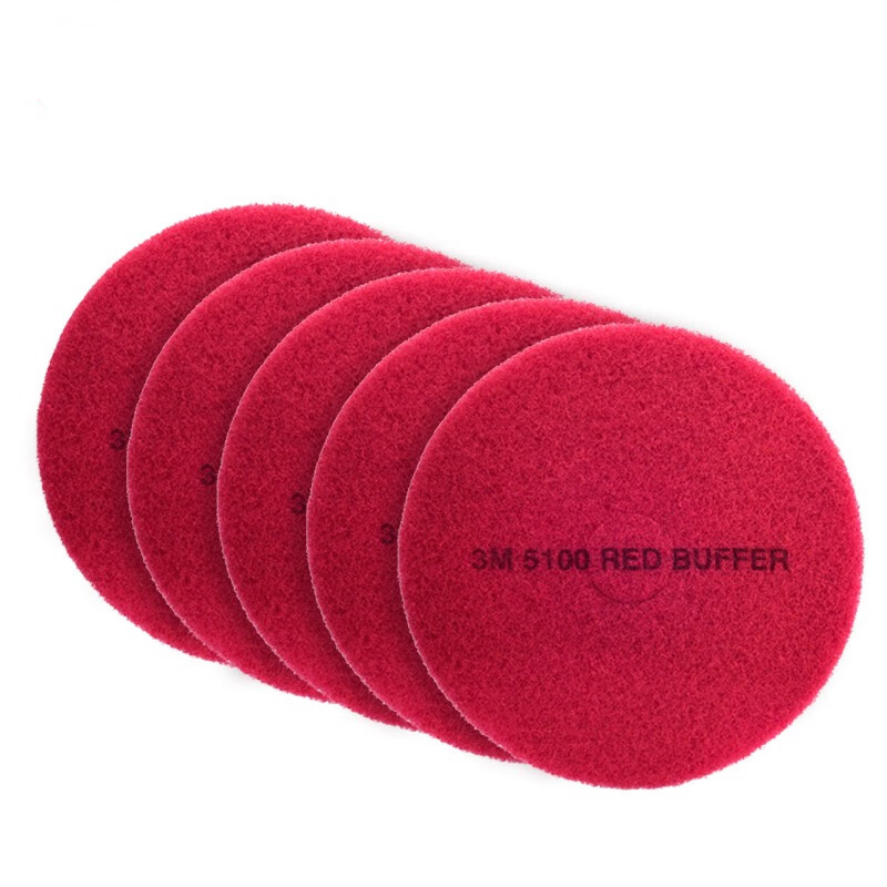 3M 5100紅色海綿清潔墊