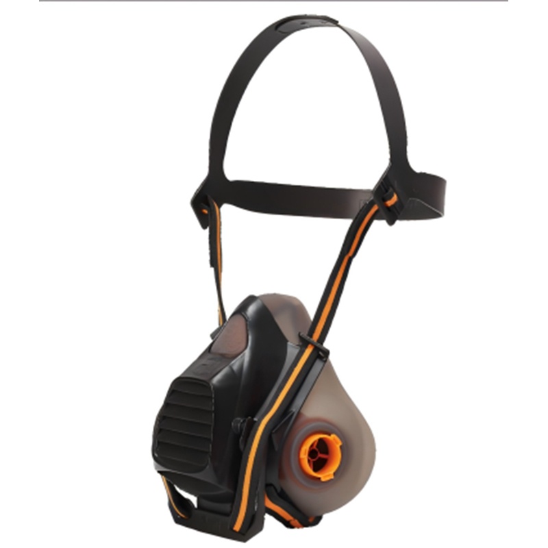 方盾1105K易扣式雙濾盒硅膠半面罩防毒面具本體