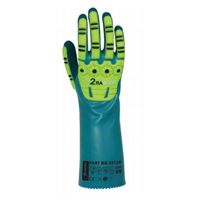 2RABOND 5012P丁腈光面高分子磨砂TPR手套