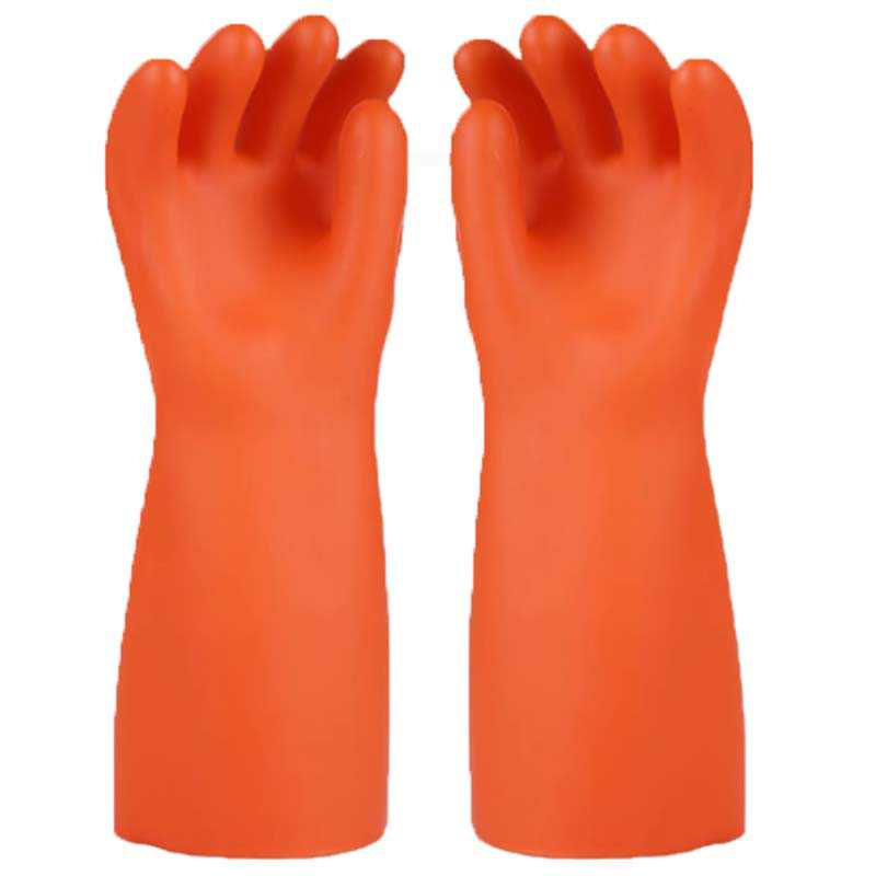 雪蓮0級(jí)1000V橙色天然乳膠絕緣工業(yè)手套