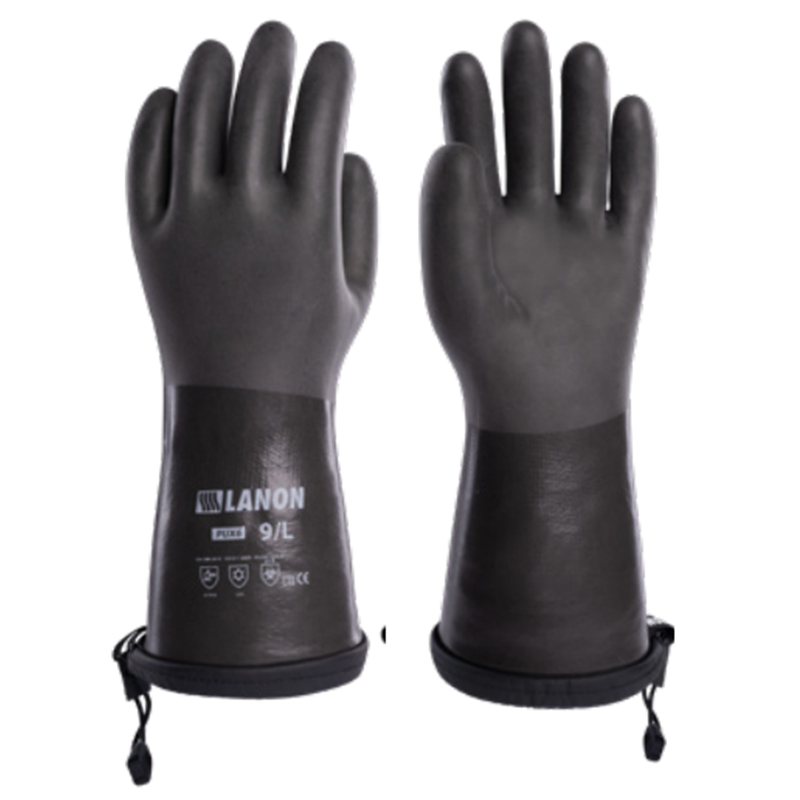 LANON蘭浪PUX6發(fā)泡防滑掌面防水透濕全浸PU防寒手套
