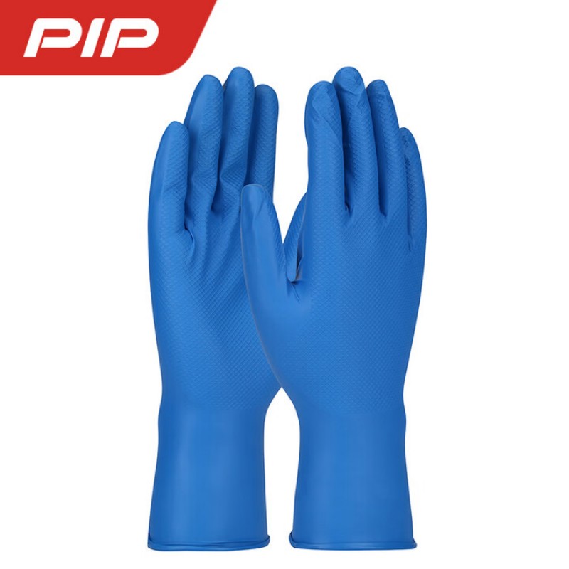 PIP 67-308雙面魚(yú)鱗紋8mil加長(zhǎng)丁腈手套