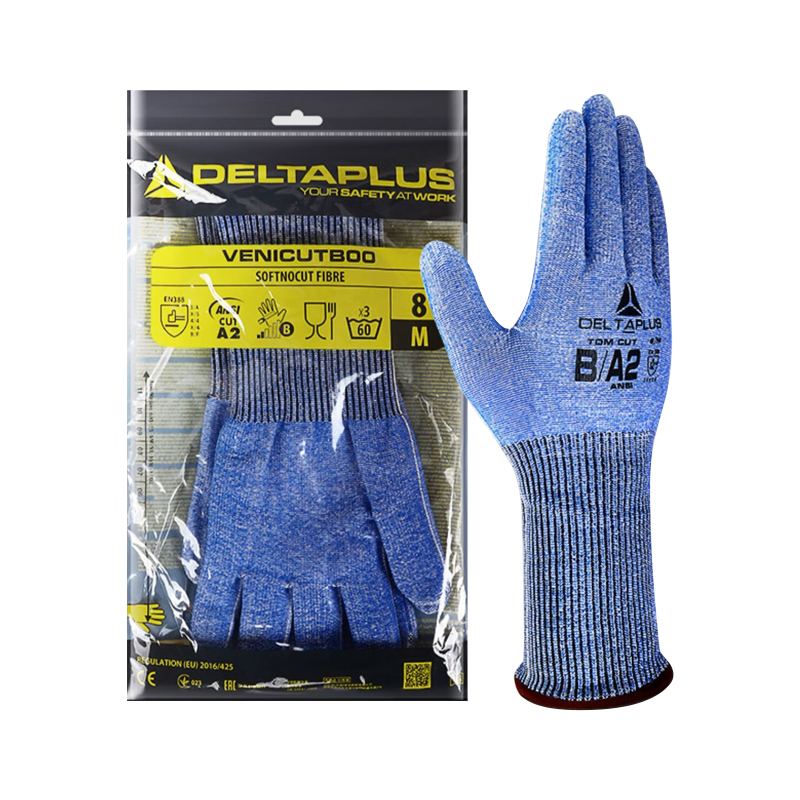代爾塔202200 VENICUTB00 B級無涂層防割手套