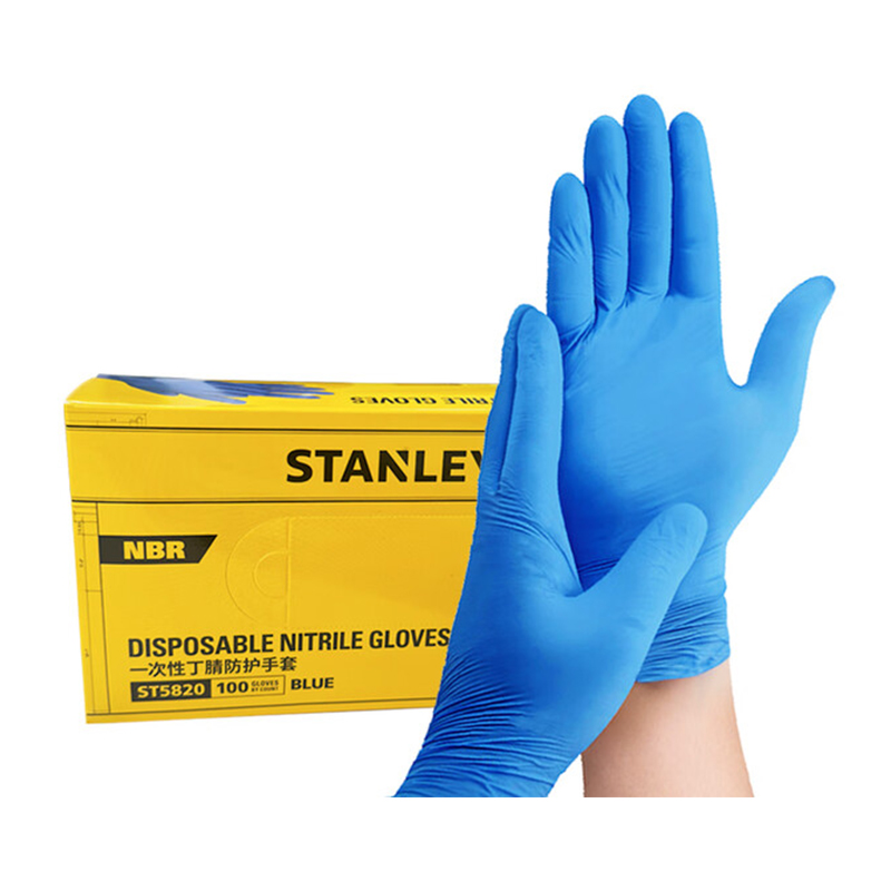 STANLEY史丹利ST5820藍(lán)色耐用性一次性丁腈防護(hù)手套