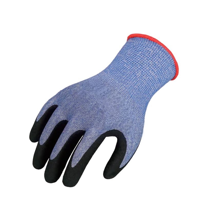 思衛(wèi)爾3900藍色18針輕薄超細丁腈發(fā)泡涂層HPPE防割手套