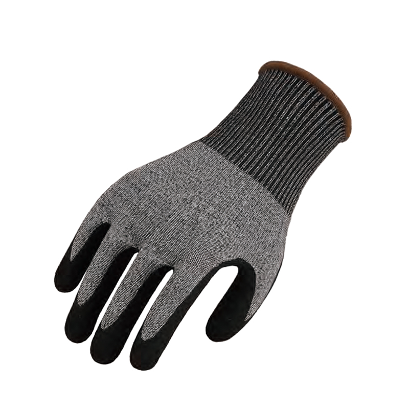 思衛(wèi)爾3326黑色13針A9級(jí)丁腈涂掌可觸屏HPPE防割手套