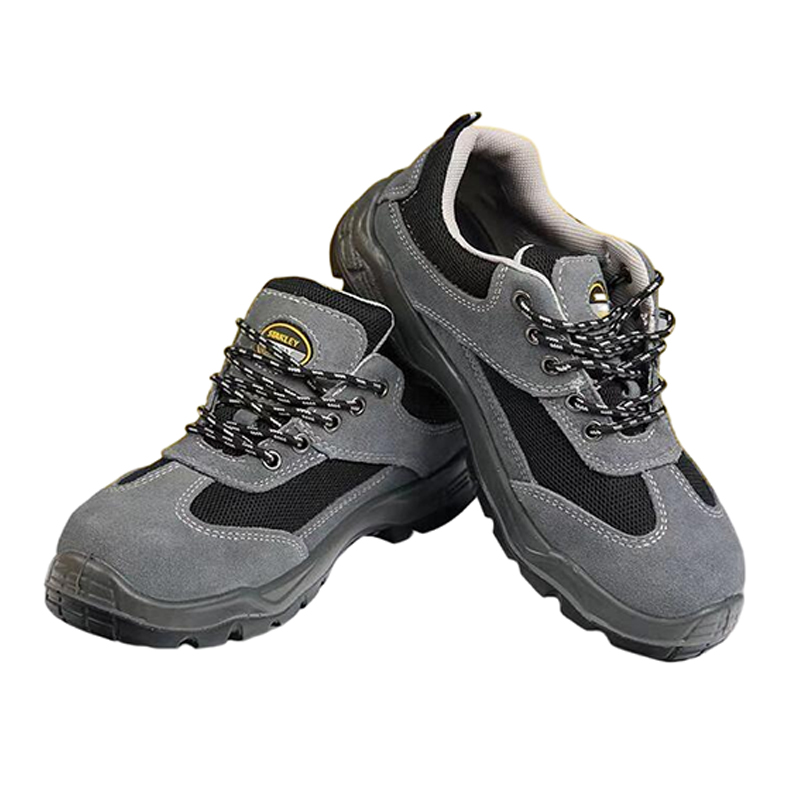 STANLEY史丹利ST6112灰色反毛牛皮防砸防刺穿防靜電安全鞋