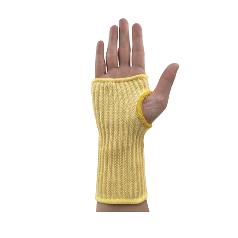 思衛(wèi)爾S780-1拇指孔款黃色7針芳綸阻燃防割小護臂