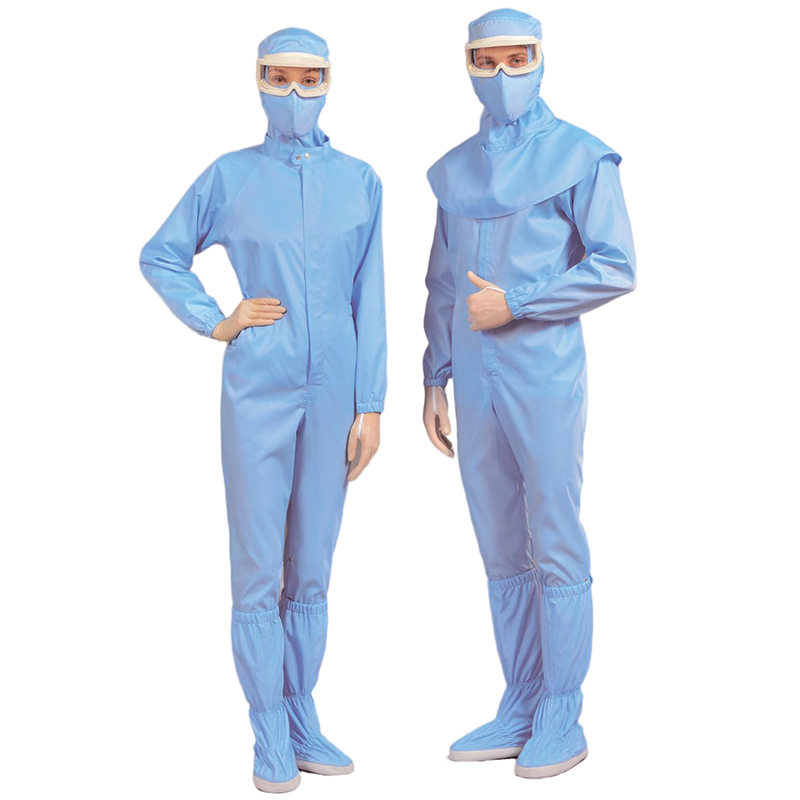 嘉柏利通L-2112X藍(lán)色二連體潔凈服