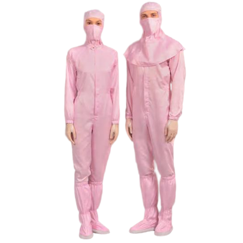 嘉柏利通L-2113X粉色二連體潔凈服