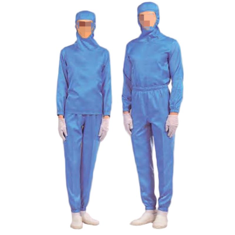 嘉柏利通F-1116海藍(lán)色套頭式分體潔凈服