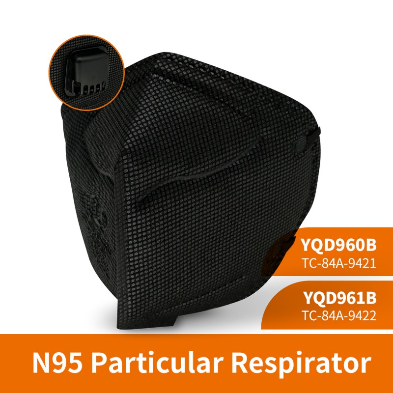 YICHITA宜啟戴YQD961B頭帶式折疊帶閥N95防塵口罩