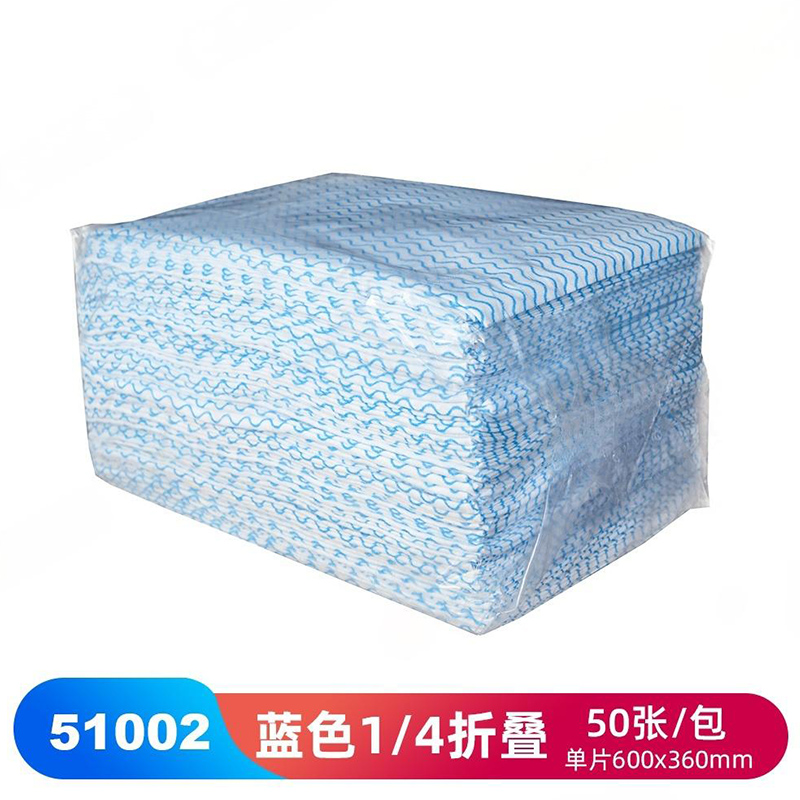 JEENOR潔諾 HV70 51002藍(lán)色波浪紋家用清潔布