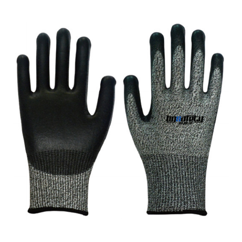 好幫手B3522F十三針歐標防切割F級掌浸丁腈發(fā)泡手套