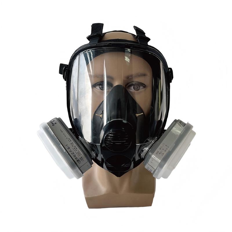 邦固MF16橡膠雙濾盒全面罩防毒面具