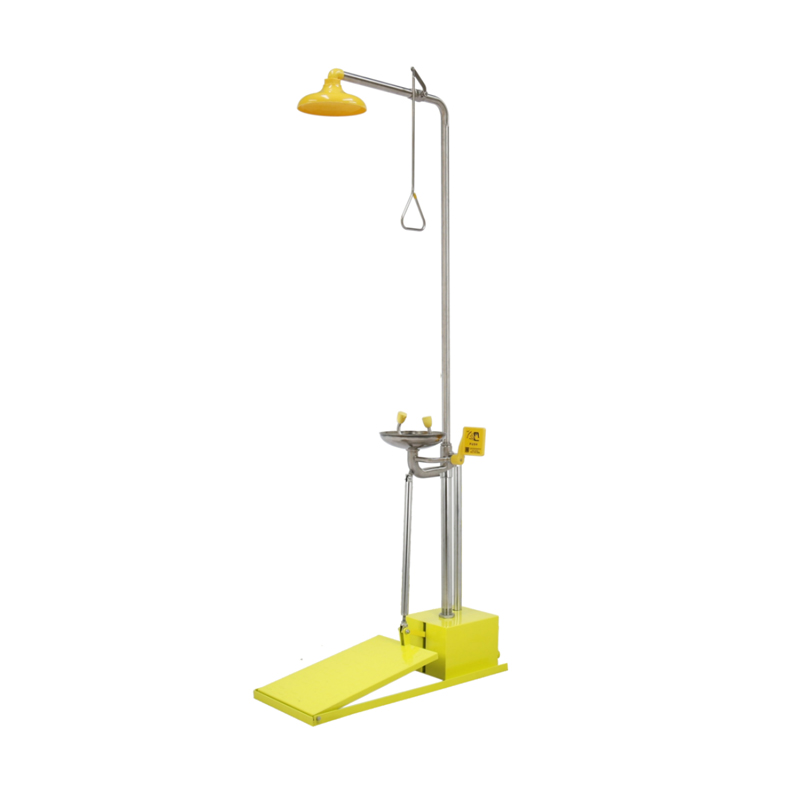 補天BTF81C碳鋼自動排空防凍復(fù)合式洗眼器